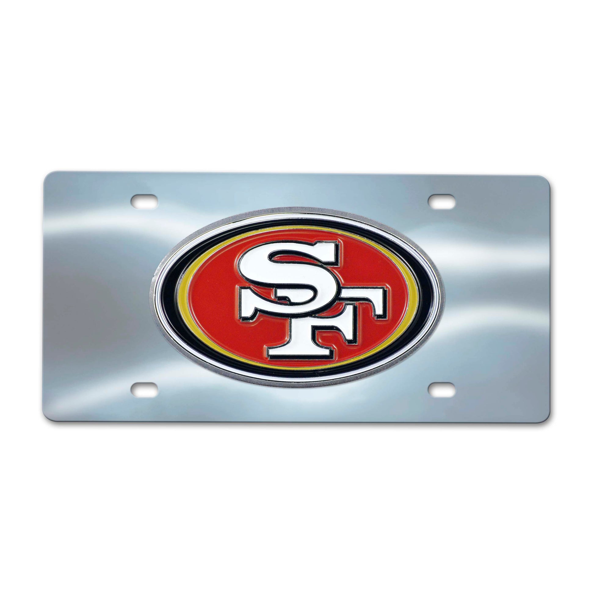 NFL - San Francisco 49ers Chrome Diecast License Plate