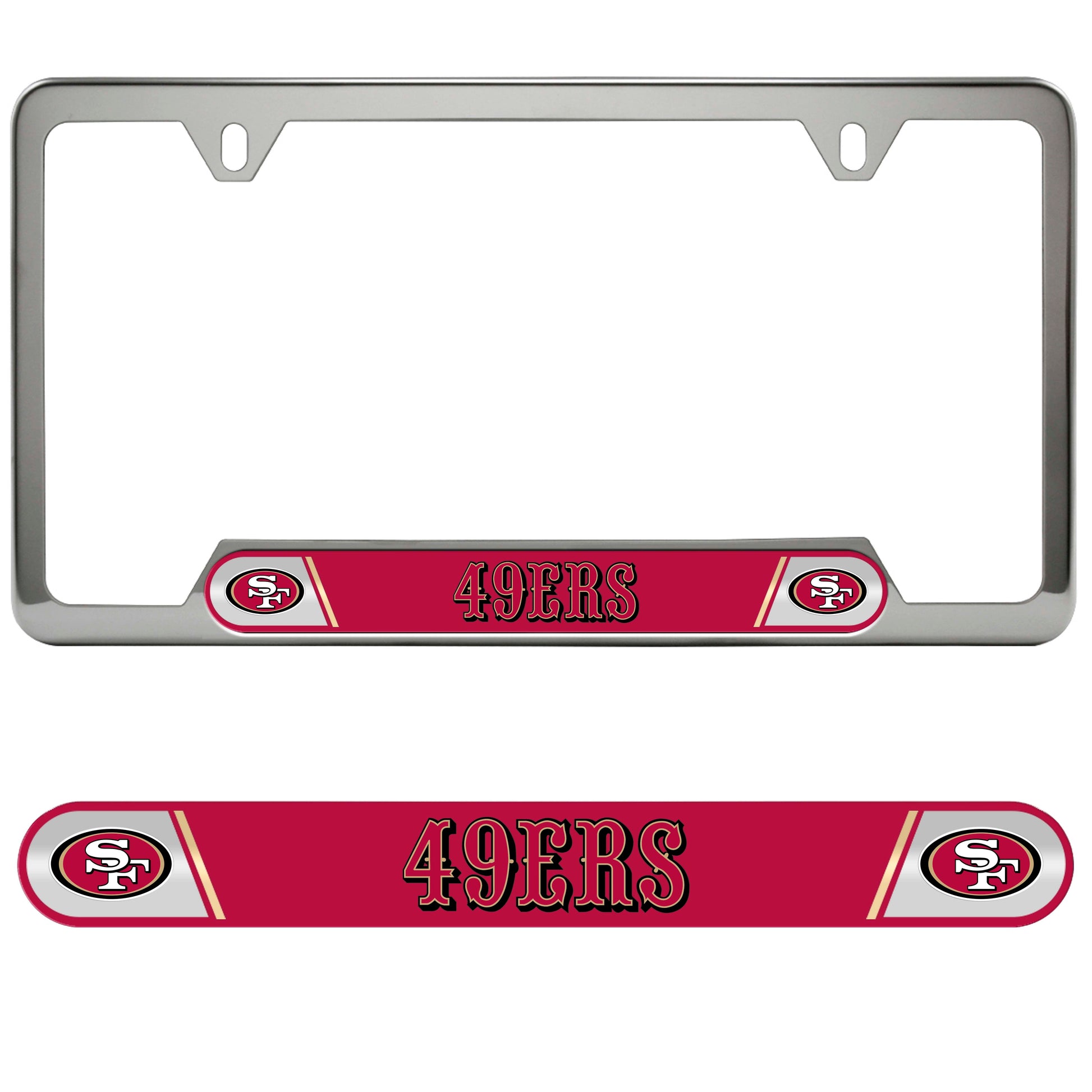 NFL - San Francisco 49ers Embossed License Plate Frame