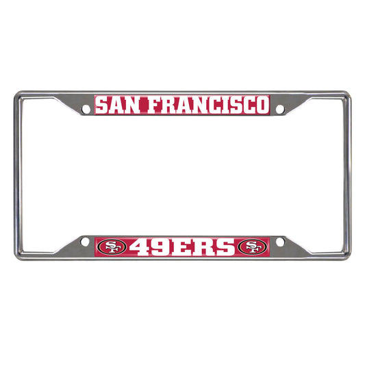 NFL - San Francisco 49ers Chrome License Plate Frame