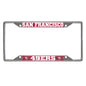 NFL - San Francisco 49ers Chrome License Plate Frame