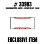 NFL - San Francisco 49ers Chrome License Plate Frame