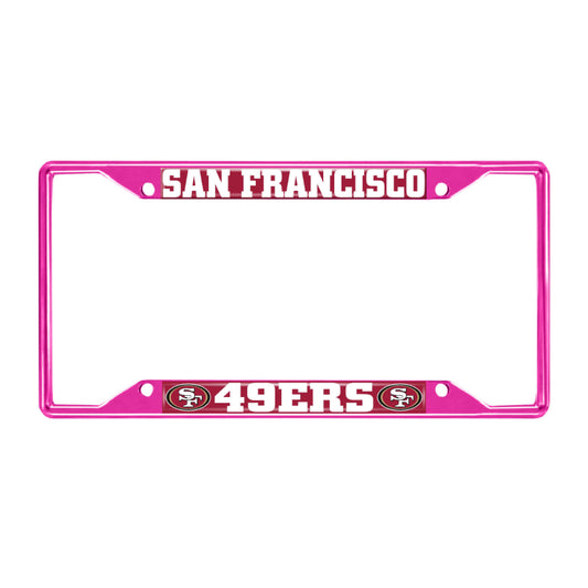 NFL - San Francisco 49ers-Pink License Plate Frame