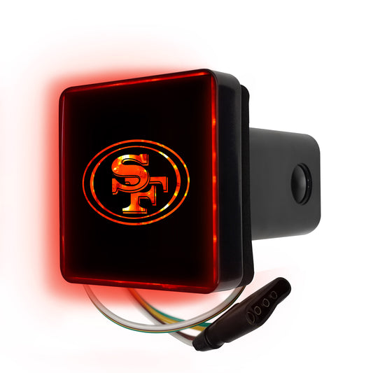 NFL - San Francisco 49ers Lighted Hitch Cover