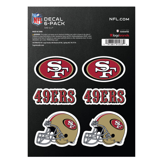 NFL - San Francisco 49ers DECAL6