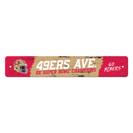 NFL - San Francisco 49Ers Sign Street Flat