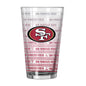 San Francisco 49ers 16oz Chant Fade Pint Glass