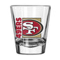 San Francisco 49ers 2oz Block Shot Glass