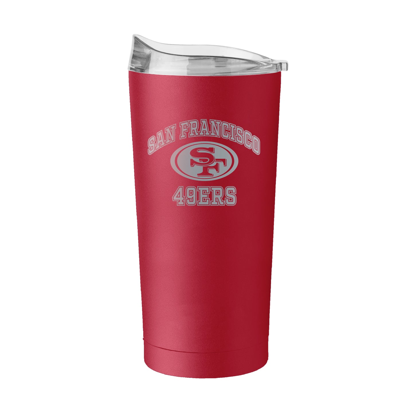 San Francisco 49ers 20oz Athletic Etch Powder Coat Tumbler