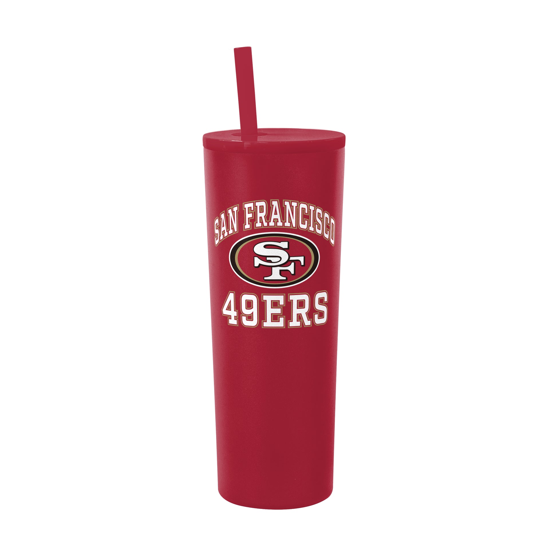 San Francisco 49ers 30oz Athletic SS Straw Tumbler