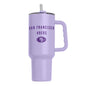 San Francisco 49ers 40oz Tonal Lavender Powder Coat Tumbler