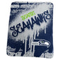 Seattle Seahawks Classic Graffiti Fleece Throw
