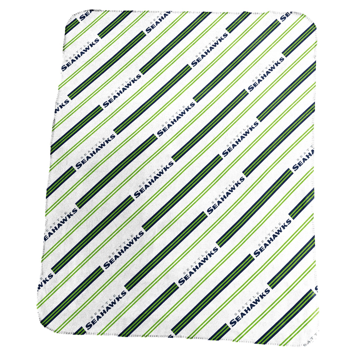 Seattle Seahawks Classic Vertical Stripe Fleece Throw