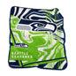 Seattle Seahawks Swirl Raschel Throw