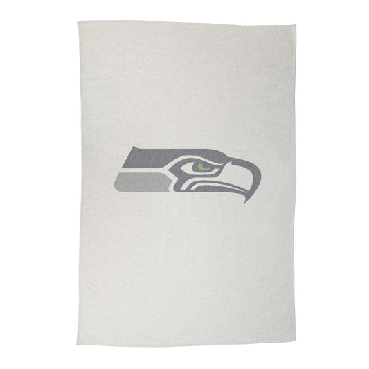 Seattle Seahawks Oversized Logo Sublimated Sweatshirt Blanket