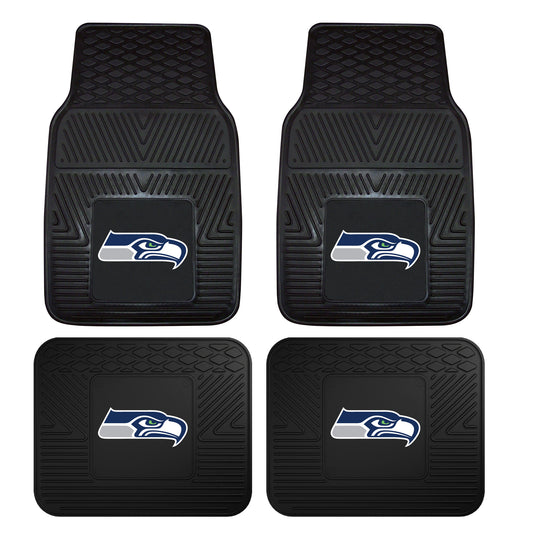 NFL - Seattle Seahawks 4-pc Vinyl Car Mat Set