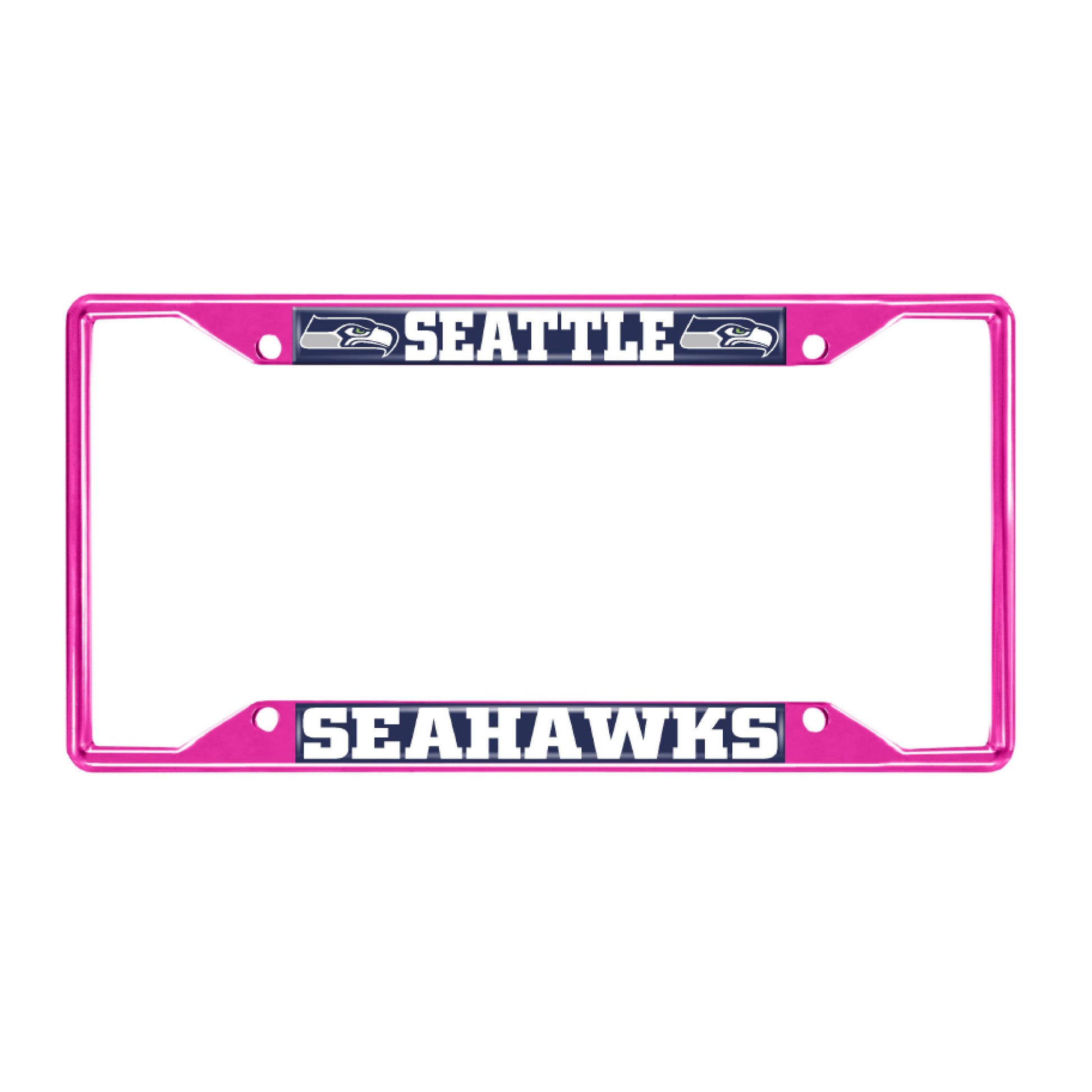 NFL - Seattle Seahawks-Pink License Plate Frame