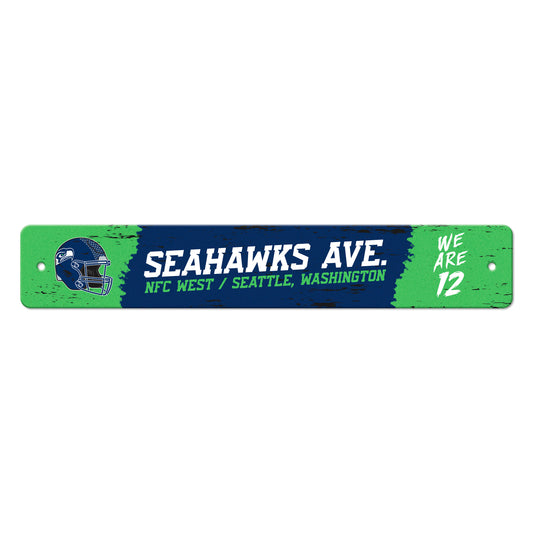 NFL - Seattle Seahawks Sign Street Flat