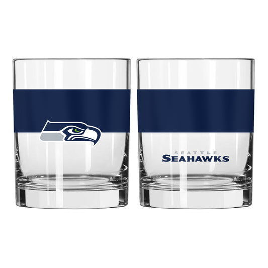 Seattle Seahawks 14oz Colorblock Rocks Glass