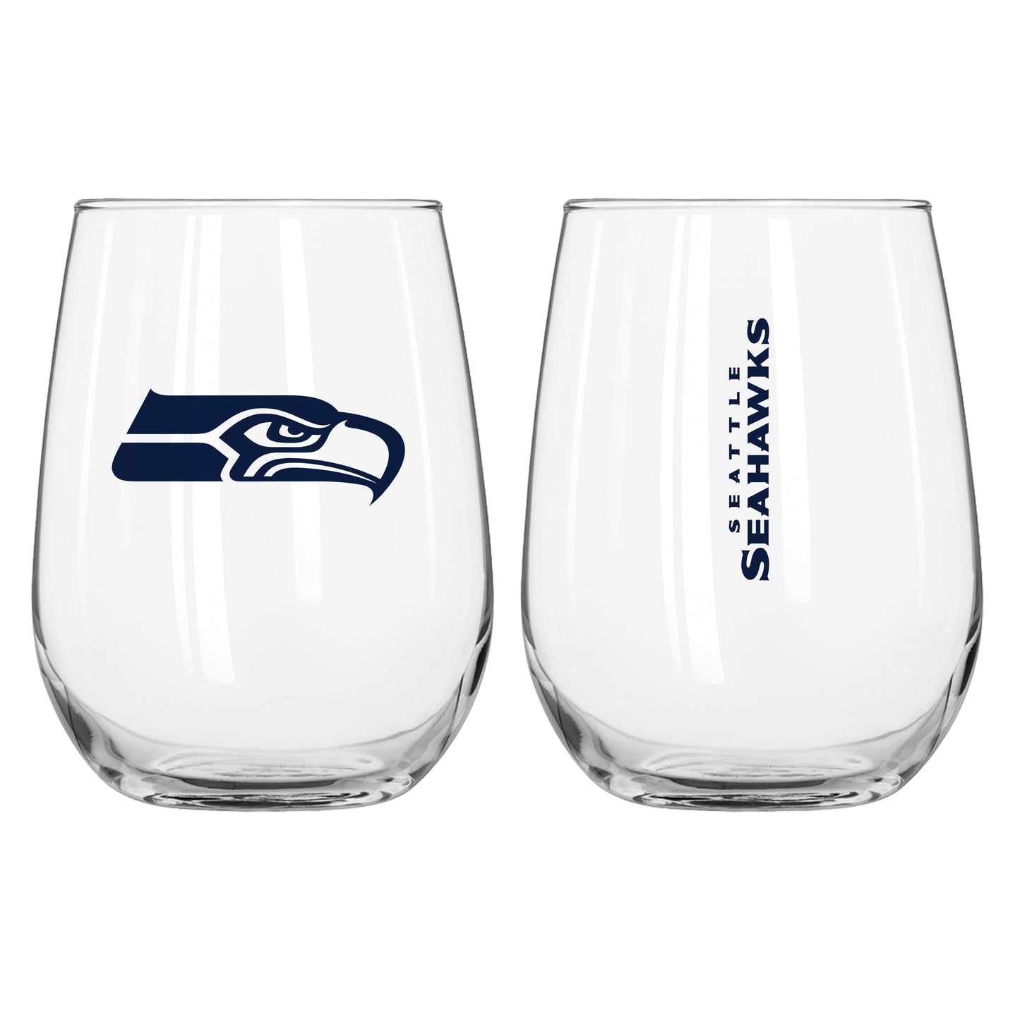 Seattle Seahawks 16oz Gameday Curved Beverage Glass