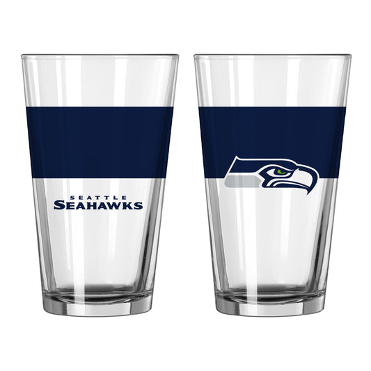 Seattle Seahawks 16oz Colorblock Pint Glass