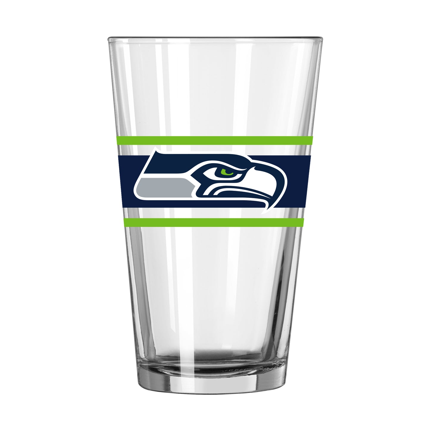 Seattle Seahawks 16oz Stripe Pint Glass