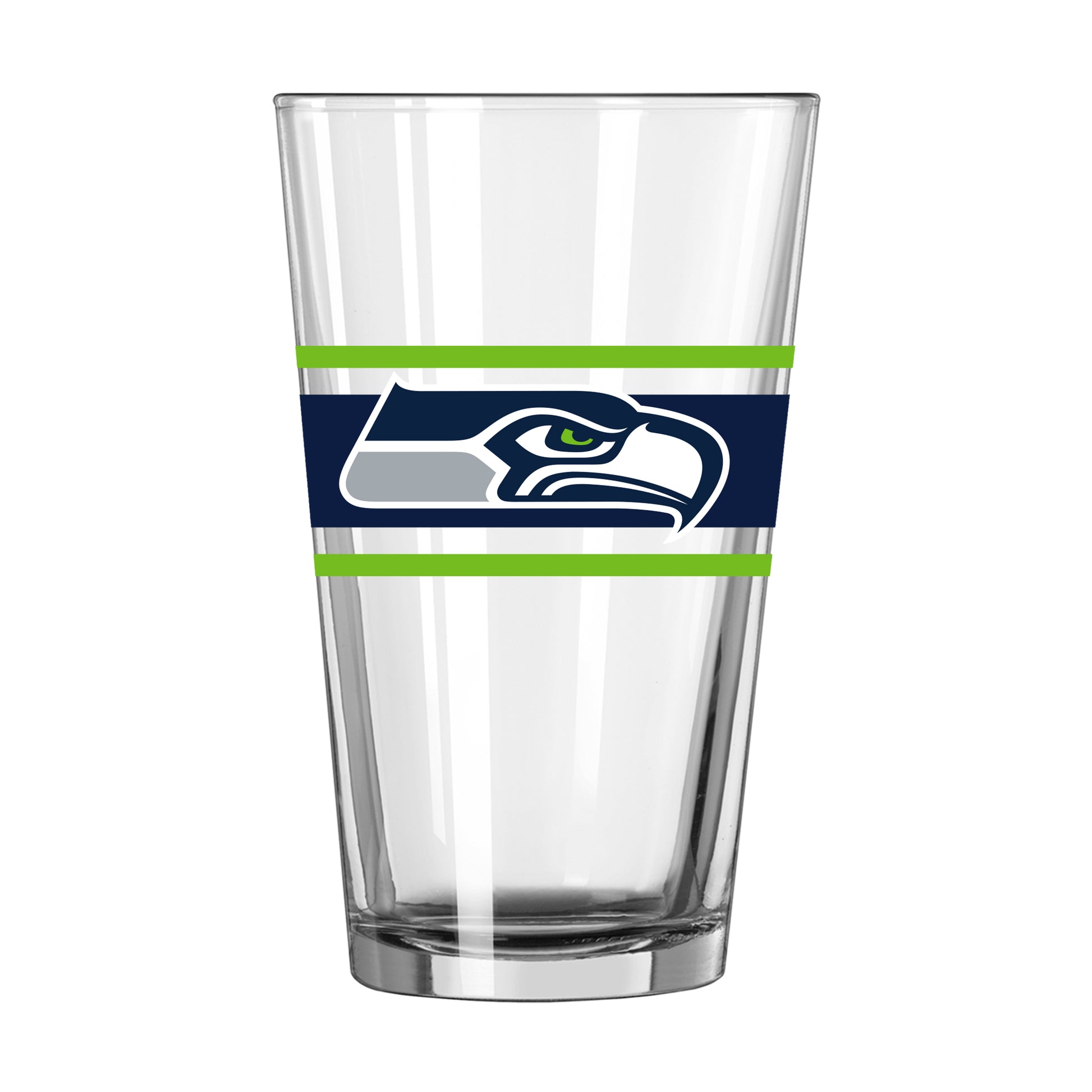 Seattle Seahawks 16oz Stripe Pint Glass
