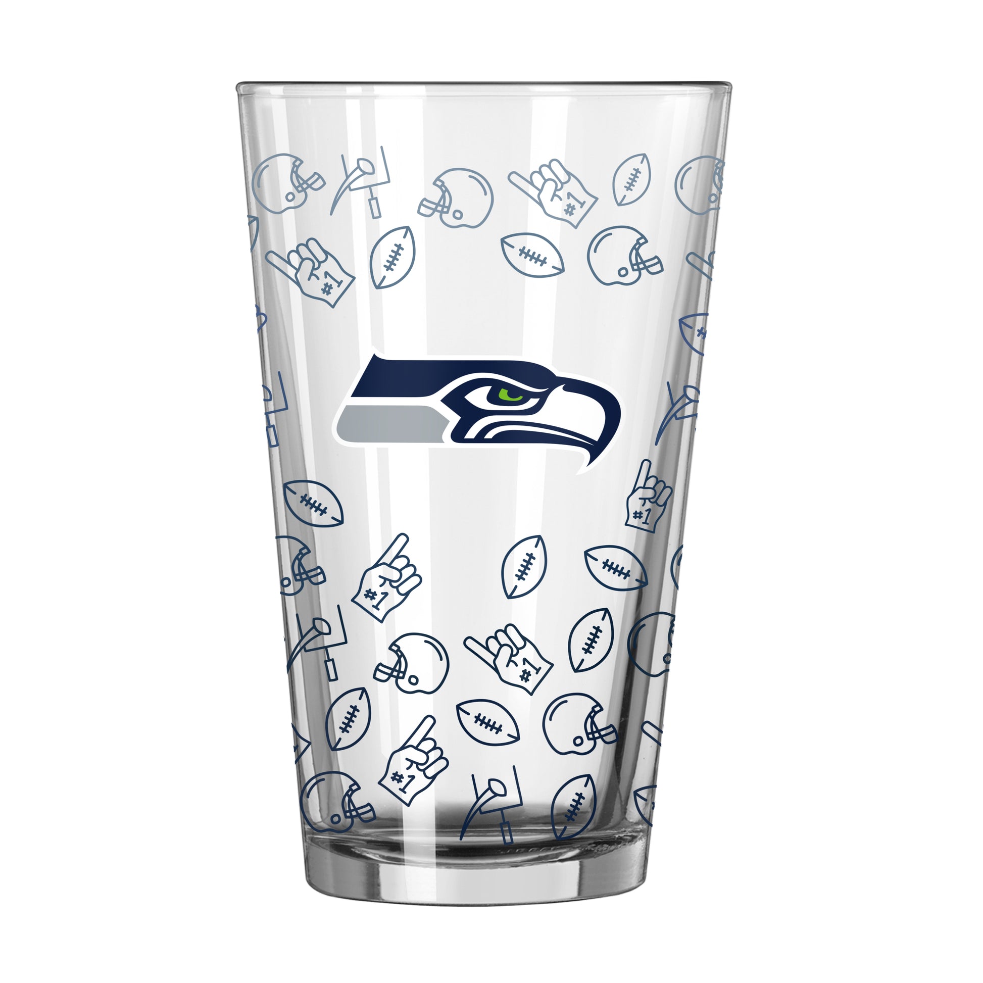 Seattle Seahawks 16oz Ombre Playmaker Pint Glass