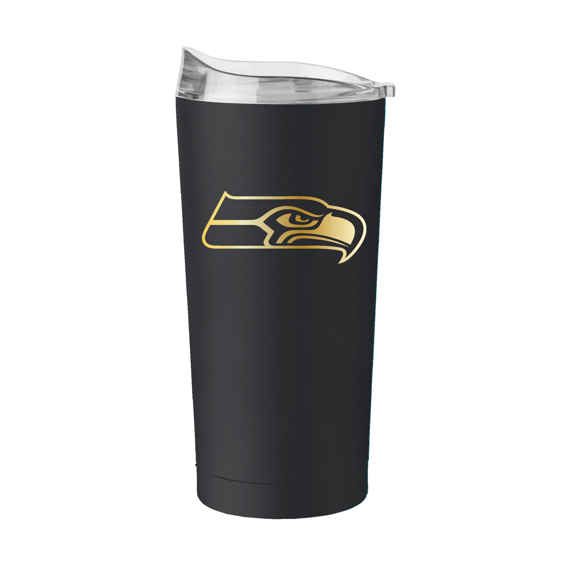 Seattle Seahawks Black 20oz Foil Powder Coat Tumbler