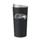 Seattle Seahawks 20oz Silver Foil Powder Coat Tumbler