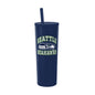 Seattle Seahawks 30oz Athletic SS Straw Tumbler