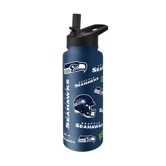 Seattle Seahawks 34oz Native Quencher Bottle