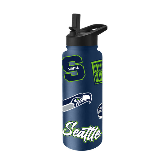Seattle Seahawks 34oz Dreamweave Quencher Bottle