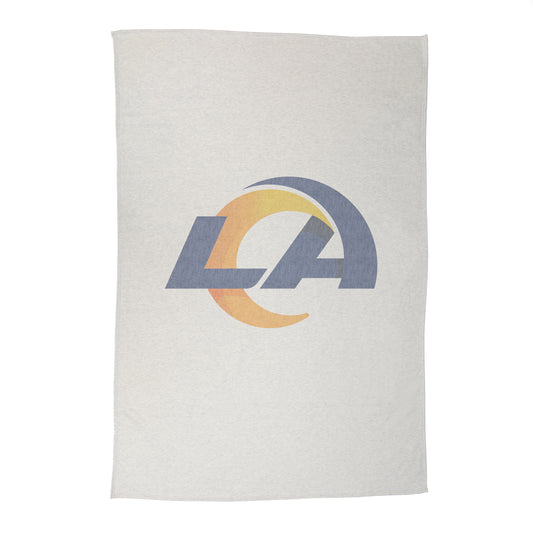 LA Rams Oversized Logo Sublimated Sweatshirt Blanket
