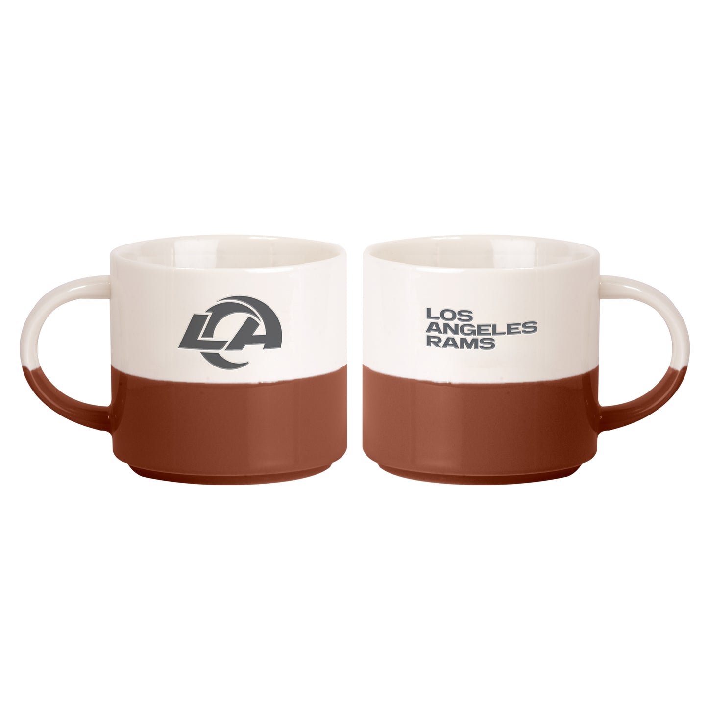 LA Rams 15oz Walmart Holiday Stackable Mug Set