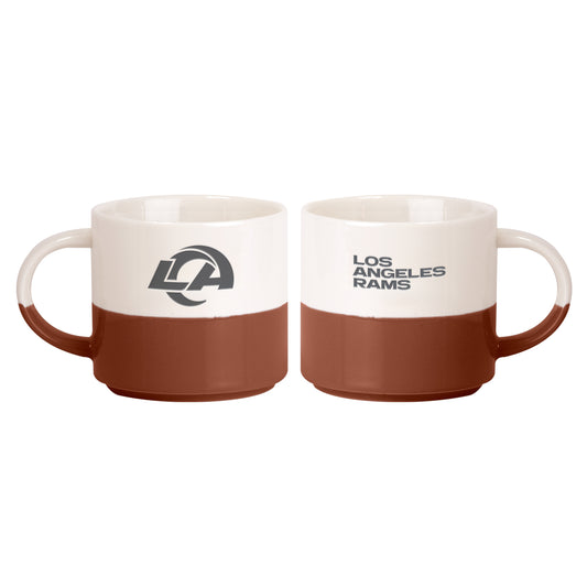 LA Rams 15oz Walmart Holiday Stackable Mug Set