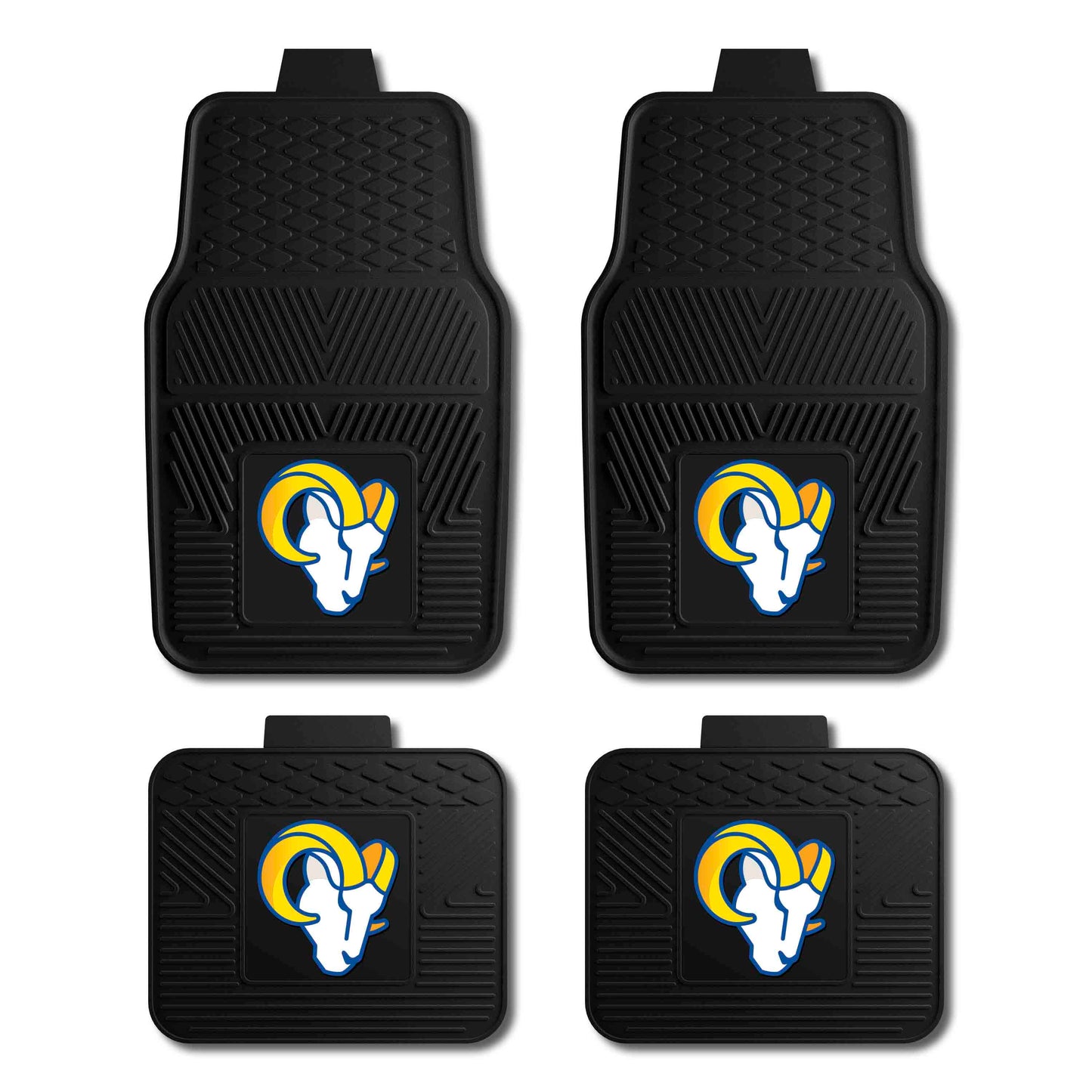 NFL - Los Angeles Rams 4-pc Vinyl Car Mat Set