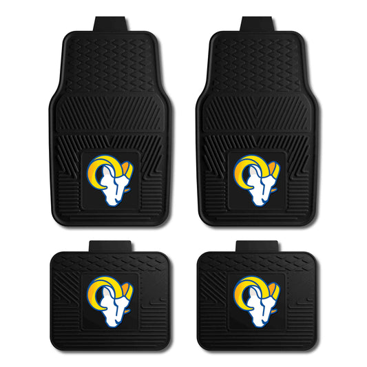 NFL - Los Angeles Rams 4-pc Vinyl Car Mat Set