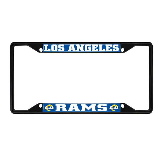 NFL - Los Angeles Rams Black License Plate Frame