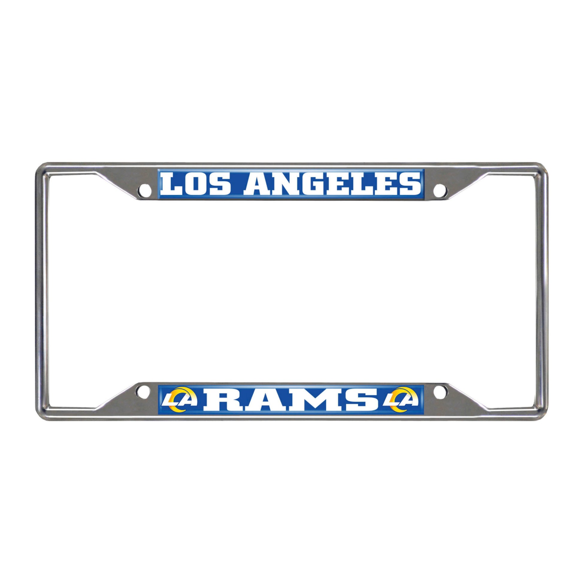 NFL - Los Angeles Rams Chrome License Plate Frame