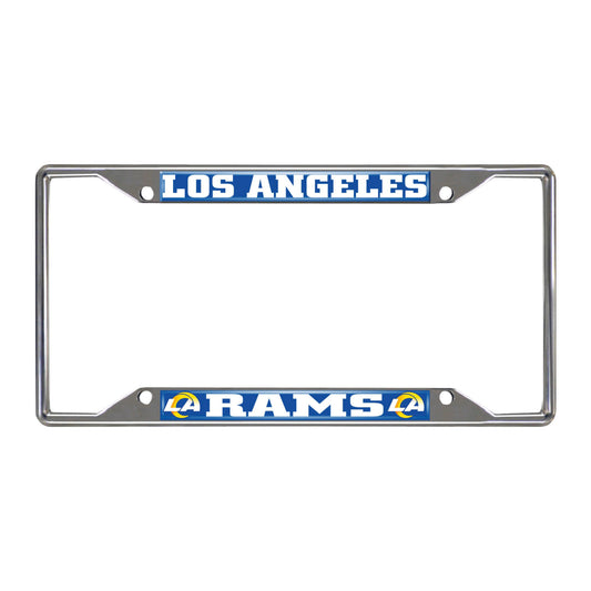 NFL - Los Angeles Rams Chrome License Plate Frame