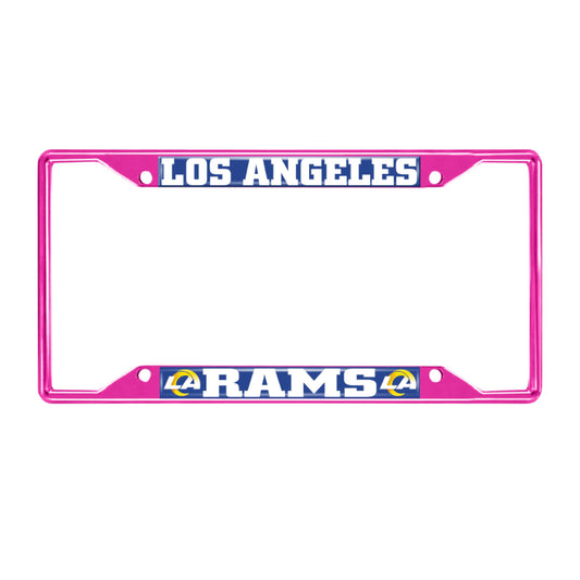 NFL - Los Angeles Rams-Pink License Plate Frame
