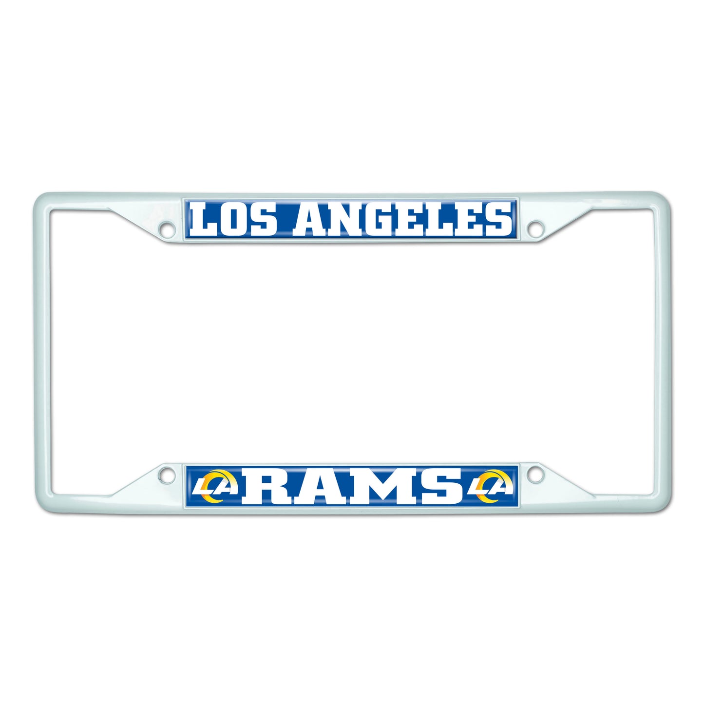 NFL - Los Angeles Rams-White License Plate Frame