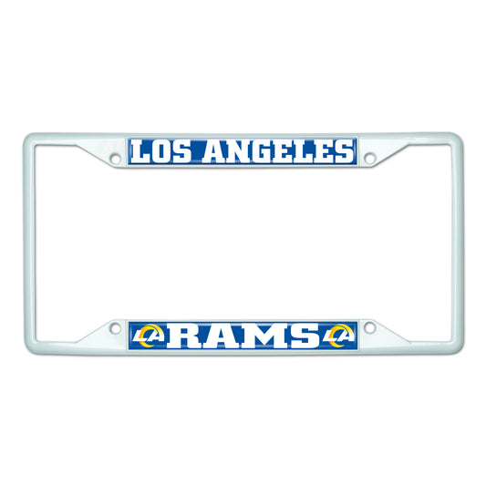 NFL - Los Angeles Rams-White License Plate Frame
