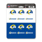 NFL - Los Angeles Rams Mini Decal 12-pk