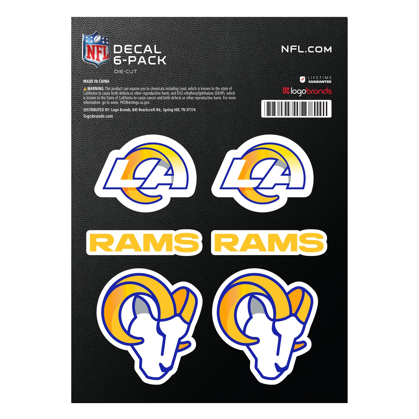 NFL - LA Rams DECAL6