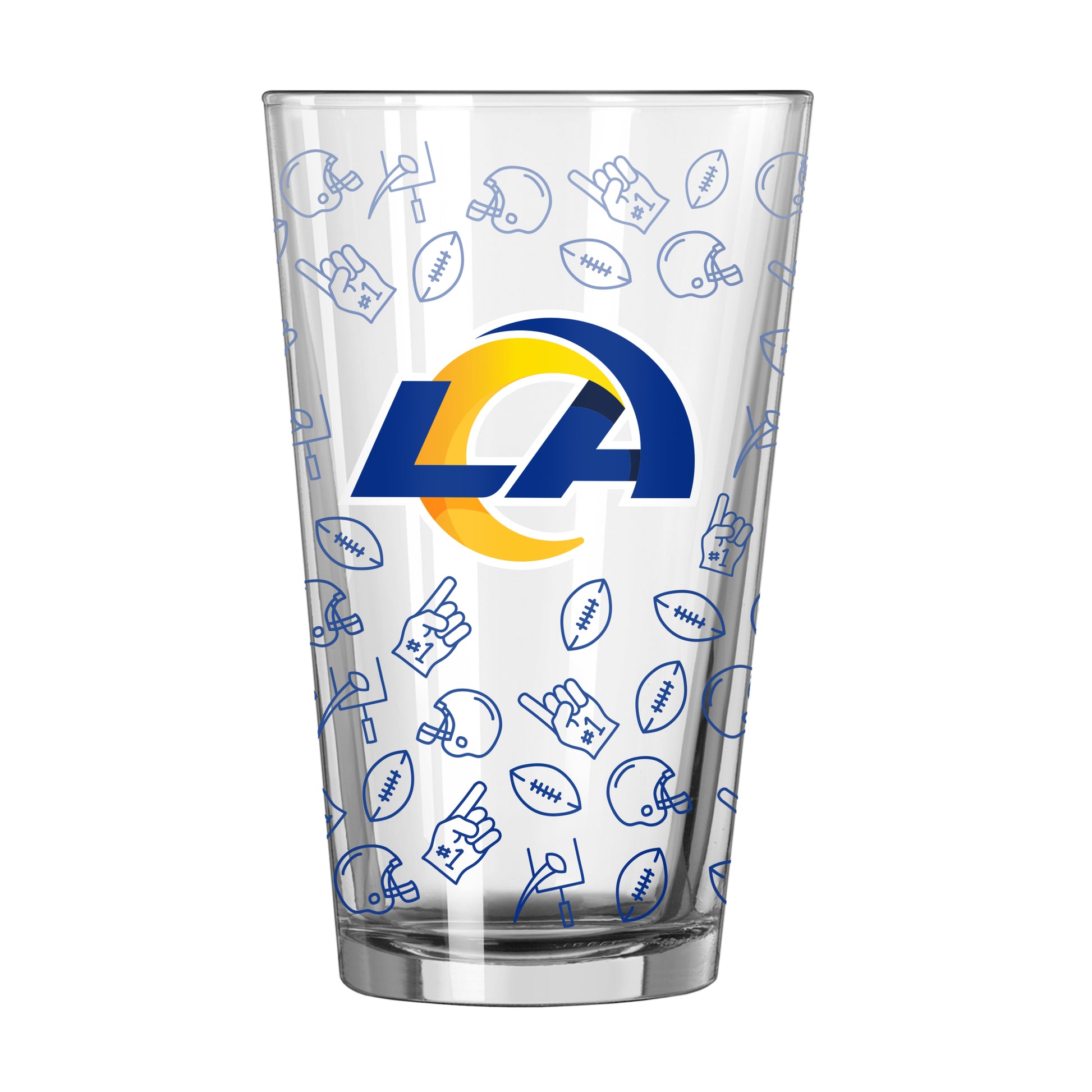 LA Rams 16oz Ombre Playmaker Pint Glass