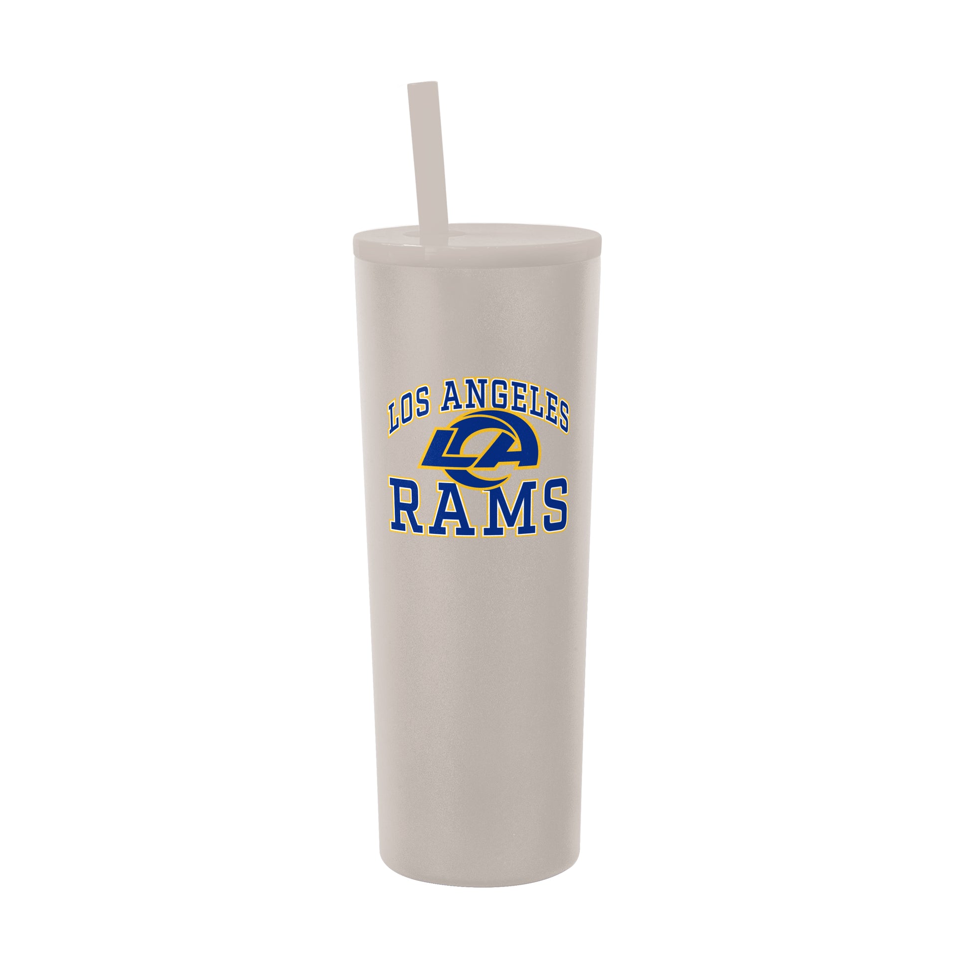 LA Rams 30oz Athletic SS Straw Tumbler