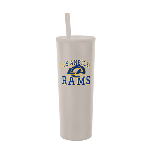 LA Rams 30oz Athletic SS Straw Tumbler