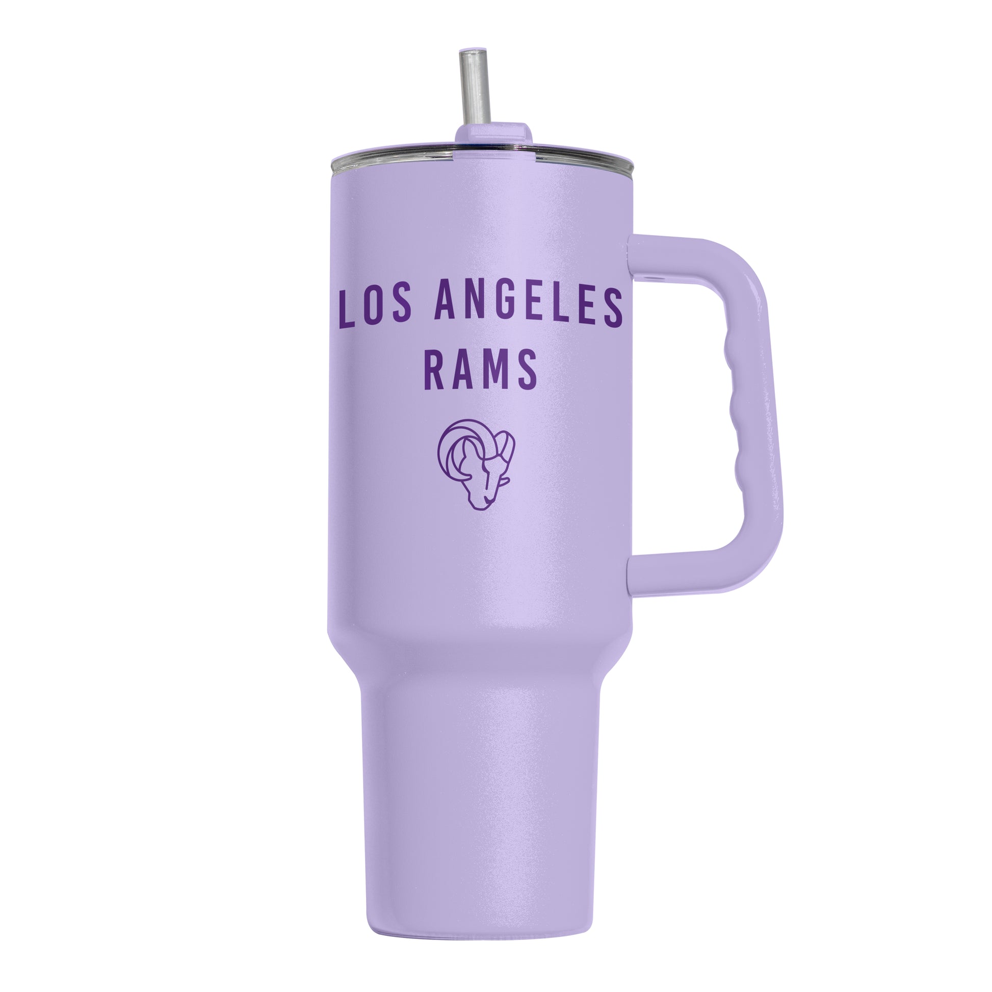 LA Rams 40oz Tonal Lavender Powder Coat Tumbler