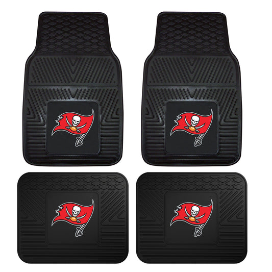 NFL - Tampa Bay Buccaneers 4-pc Vinyl Car Mat Set